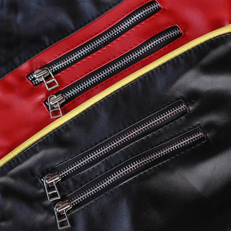 Miles Morales Spider-Man Motorcycle Leather Jacket