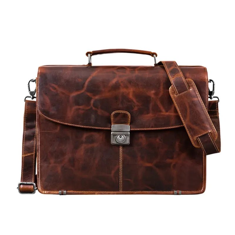 Classic Business Leather Bag For Men’s - Submerge Shop