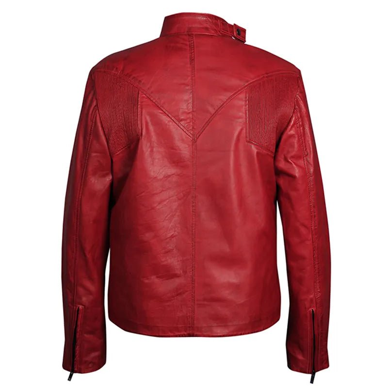 Daredevil Ben Affleck Red Leather Jacket - Submerge Shop
