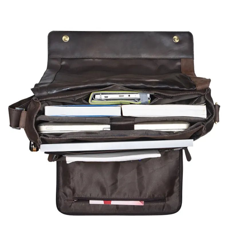 Elegantly Business Leather Bag For Men - Submerge Shop