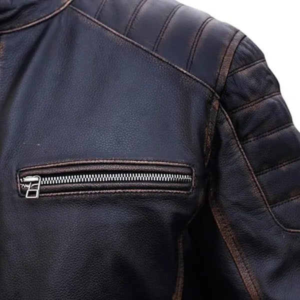 Leather Brown Rub Off Shaded Designer Brown Real - Submerge Shop