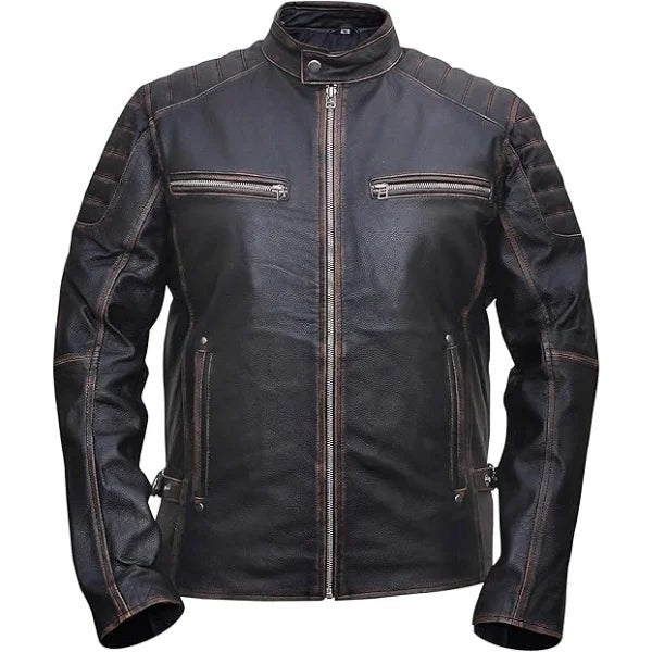Leather Brown Rub Off Shaded Designer Brown Real - Submerge Shop